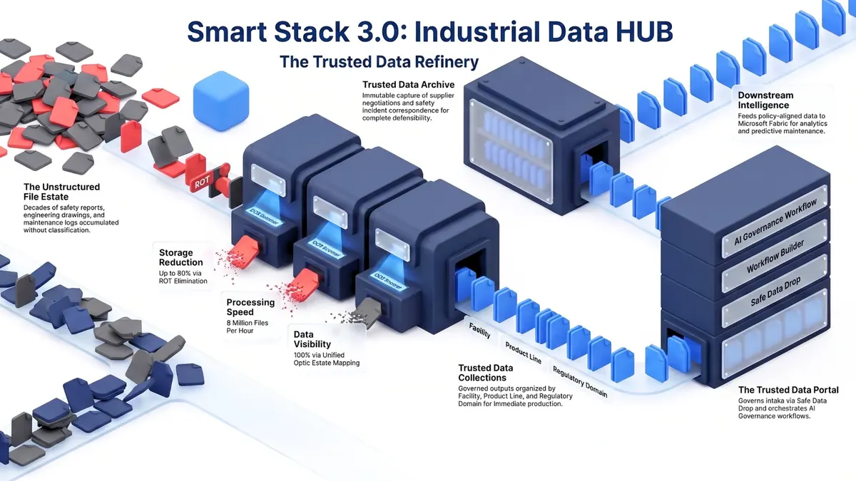 Industrial Data HUB Infographic