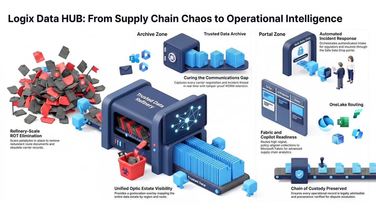 Logix Data HUB Infographic